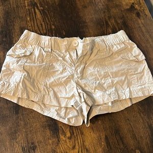 Pacsun khaki cargo e-waist XS shorts